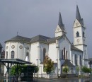 Eglise au centre de Polch (D), contenant l'orgue exposé ici (source: Wikipedia)