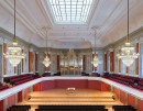 La grande salle de concert du Stadtcasino (avec l'orgue). Crédit: Wikipedia