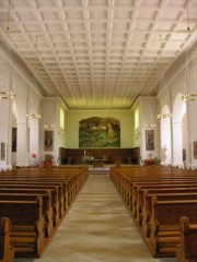 Intérieur de l'église de Bassecourt. Cliché personnel