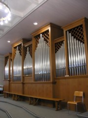 Vue de l'orgue à Bassecourt. Cliché personnel