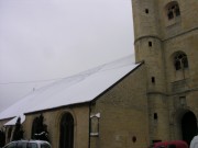 Vue des toits de cette église de Pontarlier. Cliché personnel