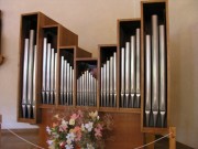Photo de l'orgue du Chauffaud. Cliché personnel
