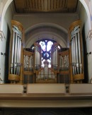 L'orgue Füglister de la Marienkirche de Bâle (1989). Cliché personnel (juillet 2008)