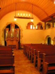 Vue de la nef en direction de l'orgue Späth. Cliché personnel
