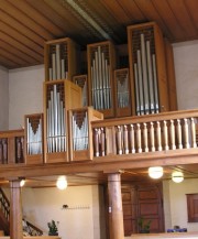 L'orgue vu de trois-quarts. Cliché personnel