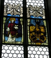 Agrandissement d'un autre vitrail de 1522. Cliché personnel