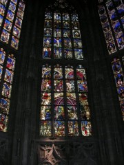 Grande verrière de la Passion (1441). Verrière axiale du Münster. Cliché personnel