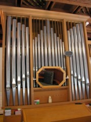 Partie centrale de l'orgue. Cliché personnel