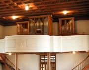 Vue générale de l'orgue de Courtedoux. Cliché personnel