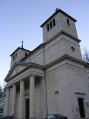 Autre vue de l'église de Morez. Cliché personnel