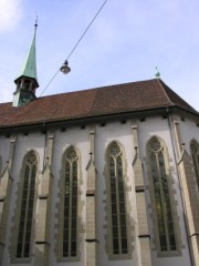 Choeur de l'église française de Berne. Cliché personnel