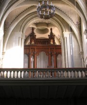 Le Grand Orgue Goll, un monument de la facture d'orgues en Suisse. Cliché personnel