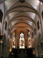 Nef de l'église St-Martin de Baume-les-Dames. Cliché personnel