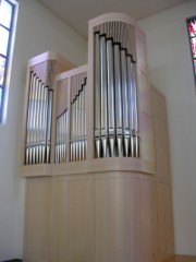 Buffet de l'orgue, partie gauche. Cliché personnel