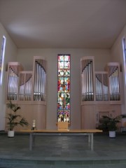 Vue globale de l'orgue et du choeur. Cliché personnel
