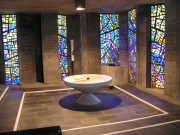 La beauté de ce lieu intime du baptême. Cliché personnel