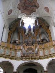 Le Grand Orgue baroque Schott - Bossard de l'octogone de Muri. Cliché personnel