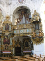 L'octogone de Muri, côté orgue des Epîtres. Cliché personnel