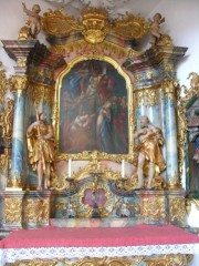 L'autel de la Descente de Croix. Octogone de Muri. Cliché personnel