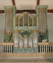Une dernière vue de l'orgue du Temple St-Martin à Montbéliard. Cliché personnel