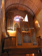 Vue de l'orgue Dumas de Rougemont. Cliché personnel
