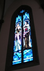 Autre vitrail en l'église de Moudon. Cliché personnel