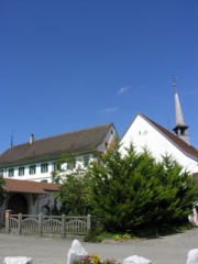 Monastère cistercien de La Fille-Dieu tout près de Romont. Cliché personnel (juillet 2007)