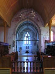 Vue intérieure de l'église du monastère de La Fille-Dieu. Cliché personnel
