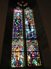Autre vitrail du Temple de Coppet. Cliché personnel
