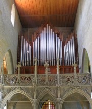 Autre vue du grand orgue Kuhn. Cliché personnel