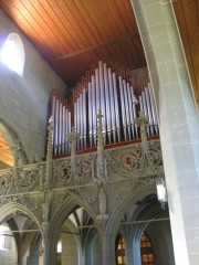 Autre vue du grand orgue Kuhn. Cliché personnel