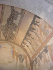 Autre vue partielle des peintures murales du narthex à l'entrée. Cliché personnel