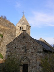 En montant à Valère, on passe par la chapelle de Tous-les-Saints (1325). Cliché personnel