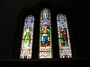 Un ensemble de vitraux du 19ème s. à N.-Dame à Vevey. Cliché personnel