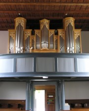 L'orgue Wälti d'Aarberg après relevage (en août 2007). Cliché personnel