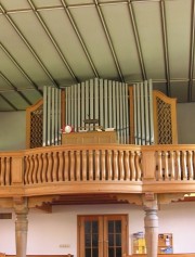 Vue de l'ancien orgue (emploi du zoom). Cliché personnel (2007)