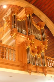 Temple de Couvet, orgue Decourcelle. Cliché personnel