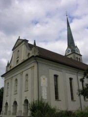 Eglise catholique de Reiden, canton de Lucerne. Cliché personnel (sept. 2007)
