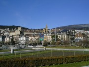 Ville de Neuchâtel, photo en direction de la Collégiale. Cliché personnel