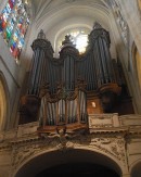 Vue de l'orgue historique de St-Gervais à Paris. Cliché personnel (début nov. 2009)
