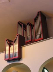 Autre vue de l'orgue Graf en tribune. Cliché personnel