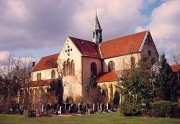 Vue extérieure de l'abbaye de Marienfeld en Allemagne. Crédit: www.hwcoordes.homepage.t-online.de/