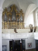 Orgue G. Silbermann de l'église St. Petri-Nikolai de Freiberg (1734). Crédit: www.petri-nikolai-freiberg.de/