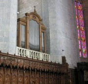Cathédrale de St-Claude. L'orgue de choeur (Merklin-Hartmann). Cliché personnel
