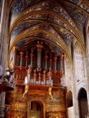Grand Orgue de la cathédrale d'Albi, chef-d'oeuvre de Christophe Moucherel (18ème s.). Crédit: www.uquebec.ca/musique/orgues/france/