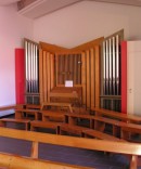 L'orgue Kuhn de N.-Dame de la Paix, après restauration, transformation en 2007. Cliché personnel (2 nov. 2007)