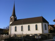 L'église catholique de Ponthaux. Cliché personnel (début nov. 2007)