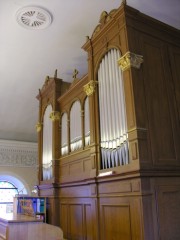 Vue perspective de l'orgue. Cliché personnel