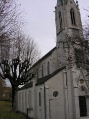 Autre vue de cette église catholique à St-Imier. Cliché personnel