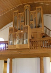 Photo de l'orgue de Renan. Cliché personnel